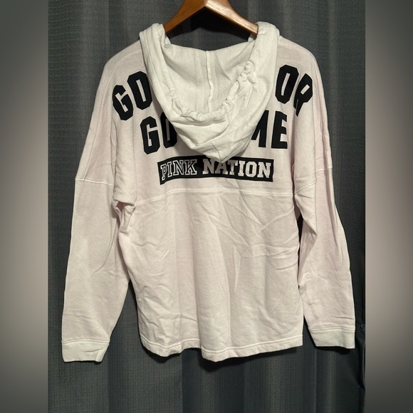 Pink Victoria’s Secret Hooded Sweatshirt - Picture 3 of 6